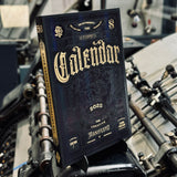 2025 LETTERPRESS CALENDAR - DEEP DARK COLLECTOR edition