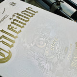 2025 LETTERPRESS CALENDAR - COLLECTOR ULTRA LIGHT edition