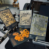 2025 LETTERPRESS CALENDAR - DARK & LIGHT edtions