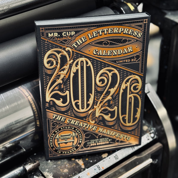 2026 LETTERPRESS CALENDAR - DARK - Collector TABACO Edition