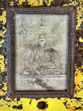 Small Indian Spiritual Figure in metal frame - IND 53