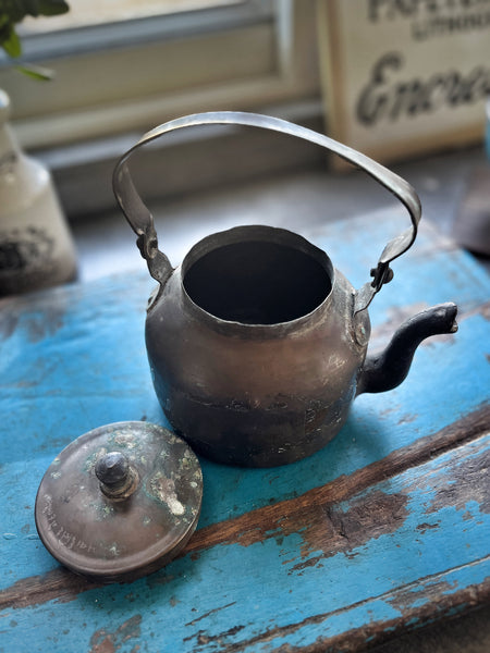 Antique Indian Copper Chai Kettle - IND 28