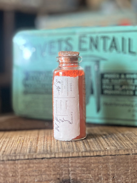 DARK ORANGE pigment Apothecary small bottle - P.OR-3.90