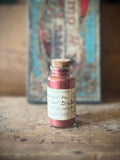 Apothecary bottle-Red metallic pigment- PRD-396