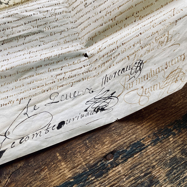 1689 Notarial French parchment (0711-07)