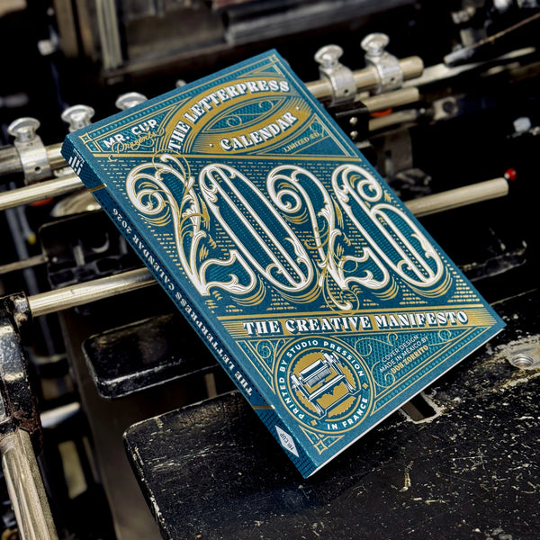 2026 LETTERPRESS CALENDAR - LIGHT edition