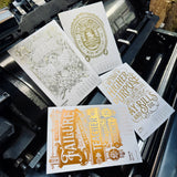 2026 LETTERPRESS CALENDAR - LIGHT & DARK