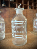 Three antique blown-glass pharmacy bottles, 19th early 20th centuries. LOT N°4