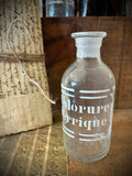 Three antique blown-glass pharmacy bottles, 19th early 20th centuries. LOT N°6