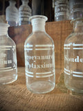 Three antique blown-glass pharmacy bottles, 19th early 20th centuries. LOT N°7