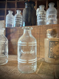 Three antique blown-glass pharmacy bottles, 19th early 20th centuries. LOT N°7