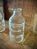 Three antique blown-glass pharmacy bottles, 19th early 20th centuries. LOT N°7