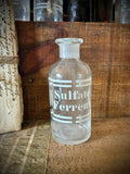 Three antique blown-glass pharmacy bottles, 19th early 20th centuries. LOT N°8