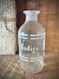Three antique blown-glass pharmacy bottles, 19th early 20th centuries. LOT N°9