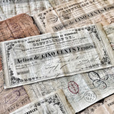 French 1850s Share Certificate