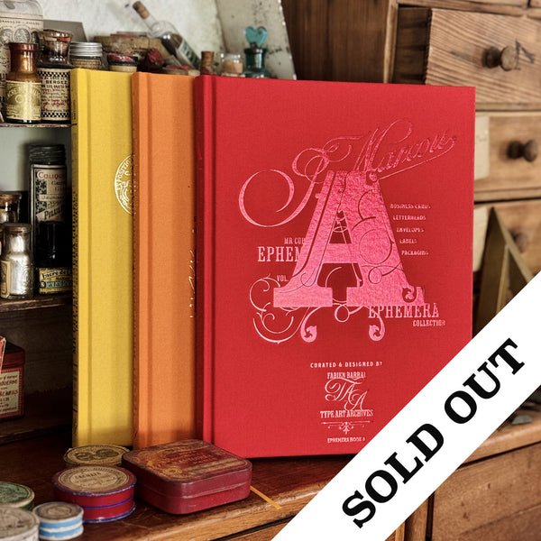 Ephemera 3 BOOKS Collection A/B/C