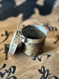 Indian miniature lime paste pot (chuna dani) - IND26