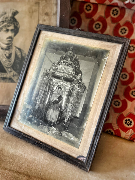 Indian Ritual Portrait vintage frame - IND 38