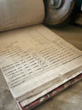 Antique Indian Merchant Ledger with Block-Printed Floral Cover  - IND 60