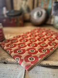 Antique Indian Merchant Ledger with Block-Printed Floral Cover  - IND 60