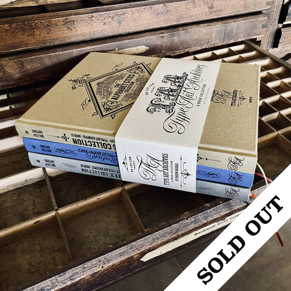 The Type Art Archives 3 BOOKS Collection