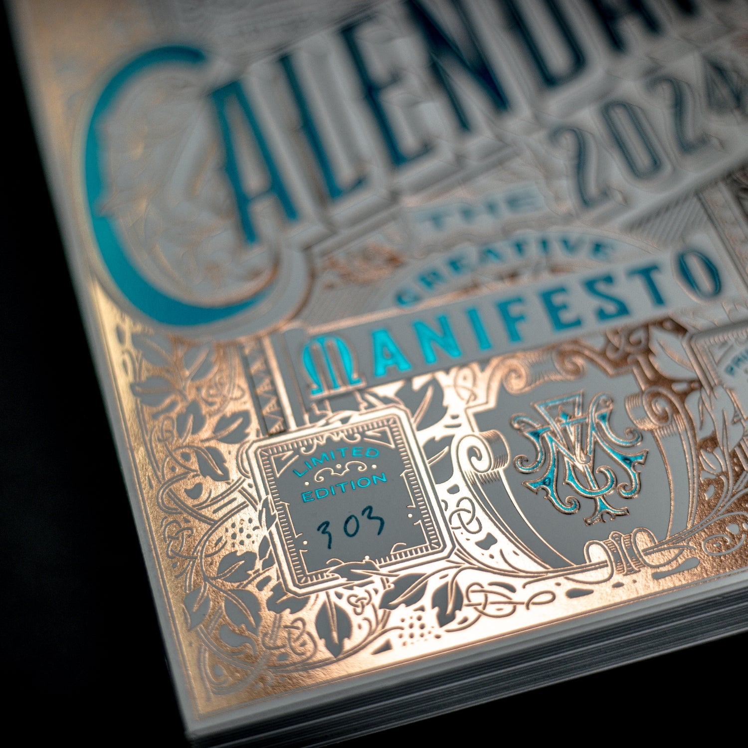 2024 LETTERPRESS CALENDAR LIGHT edition MR CUP