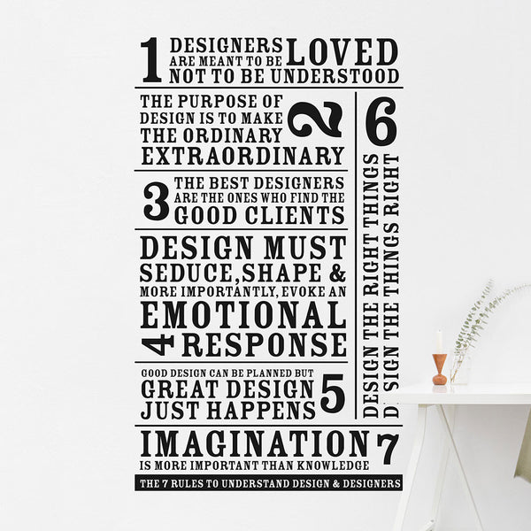 The 7 rules to understand design & designers - MR CUP
