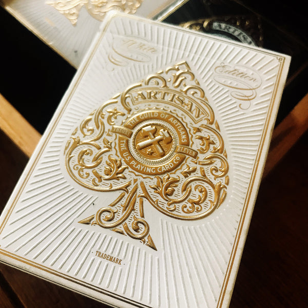 White Artisans playing cards deck - MR CUP
