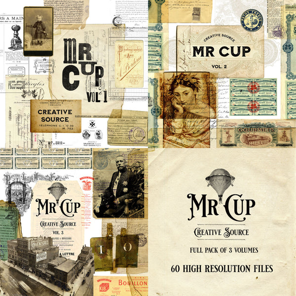 Mr Cup Creative Source . PACK . Vol 1-2-3 - MR CUP