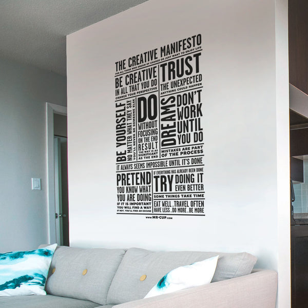 Creative manifesto - MR CUP